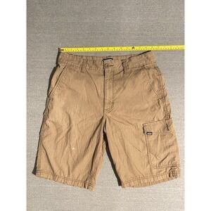 Vans Brown Cargo Shorts Mens Size 30 Skate Streetwear Casual Utility Summer